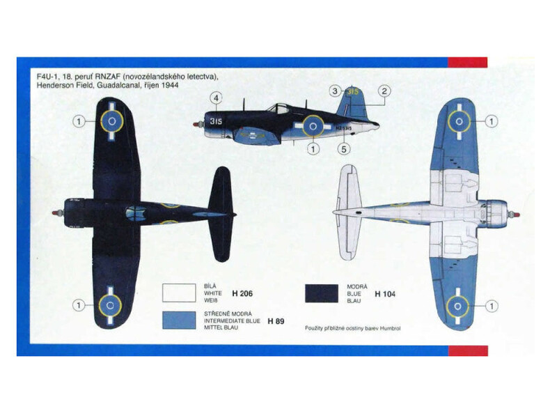 Směr F4U-1 Corsair 1:72 